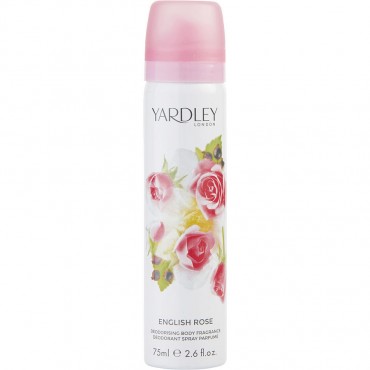 YARDLEY ENGLISH ROSE by Yardley (WOMEN) - BODY SPRAY 2.6 OZ (NEW PACKAGING)