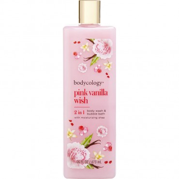 BODYCOLOGY PINK VANILLA WISH by Bodycology (WOMEN) - BODY WASH 16 OZ