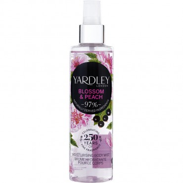 YARDLEY CHERRY BLOSSOM & PEACH by Yardley (WOMEN) - FRAGRANCE MIST 6.7 OZ